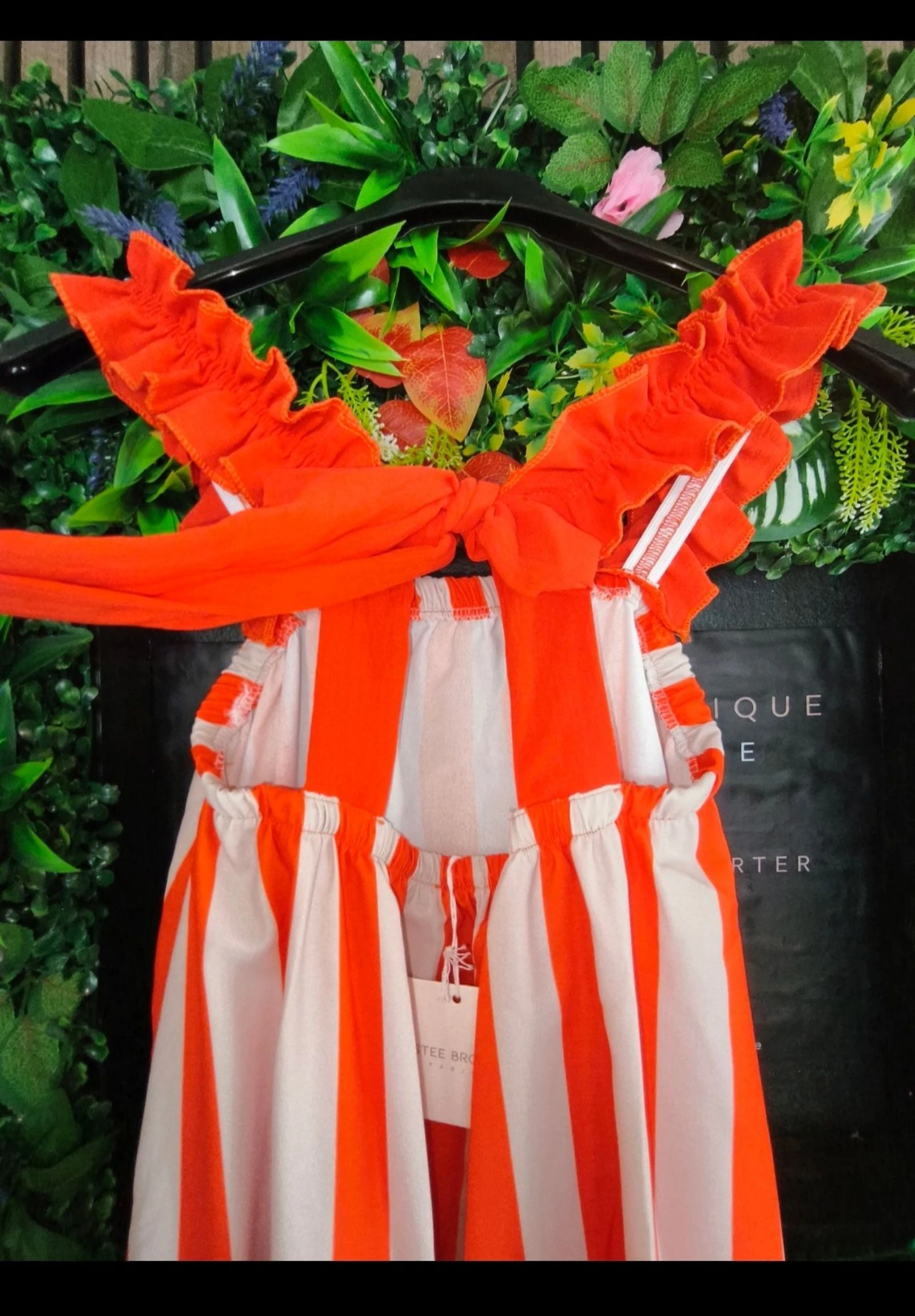 Vestido a rayas 42 44 46 48 con lazo en la espalda – photo 2